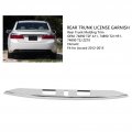 Rear Trunk Molding Trim Chrome 74890 T2f A11 Tailgate License Plate Garnish Strip For Accord 2012 To 2015