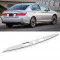 Rear Trunk Molding Trim Chrome 74890 T2f A11 Tailgate License Plate Garnish Strip For Accord 2012 To 2015