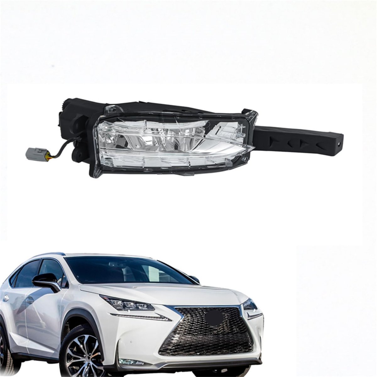 Right Passenger Side Driving Fog Lamps Assembly Replacement For Nx 2015 2016 2017 F-sport Clear Lens 81210-78010 Front Light