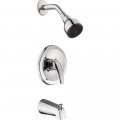 Glacier Bay Hd874x-0001 Aragon Single-handle 1-spray Tub And Shower Faucet In Chrome 