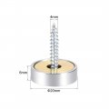 Uxcell Mirror Screws Decorative Caps Cover Nails Polished Stainless Steel 20mm 4pcs