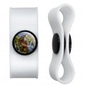 Sasquatch Bigfoot Jungle Headphone Earbud Cord Wrap Charging Cable Manager Wire Organizer Set Of 2 White 