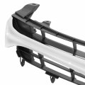 Non Pre-collision System Factory Style Front Bumper Grill Grille Assembly With Smoke Chrome Moulding Compatible Toyota Camry Se