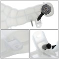Ch3014157 Factory Style Car Coolant Overflow Reservoir Tank With Cap Compatible Dodge Charger Challenger 6 4l 15-16 White