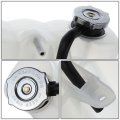 Ch3014157 Factory Style Car Coolant Overflow Reservoir Tank With Cap Compatible Dodge Charger Challenger 6 4l 15-16 White