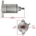 Starter For Suzuki Lt-f250f Quad Runner 4wd 1999 2000 2001 2002 Model Kvtr-3216