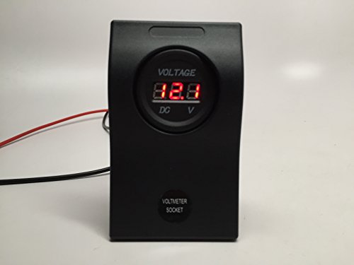 Marine Boat Rv Voltmeter Socket Panel 5a Breakers Rubber Pad 5-30vdc Indicator