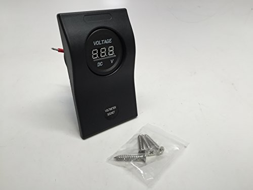 Marine Boat Rv Voltmeter Socket Panel 5a Breakers Rubber Pad 5-30vdc Indicator