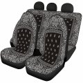 Gdsjegqm Car Seat Covers Full Set Bandana Black Selection Available Protector Cover Interior Auto Decor Accessories Fit Most 