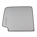 Chevy Silverado 1500 Ld 2019 Mirror Glass Driver Side Upper Power Heated Towing With Turn Signal Light Replacement For 
