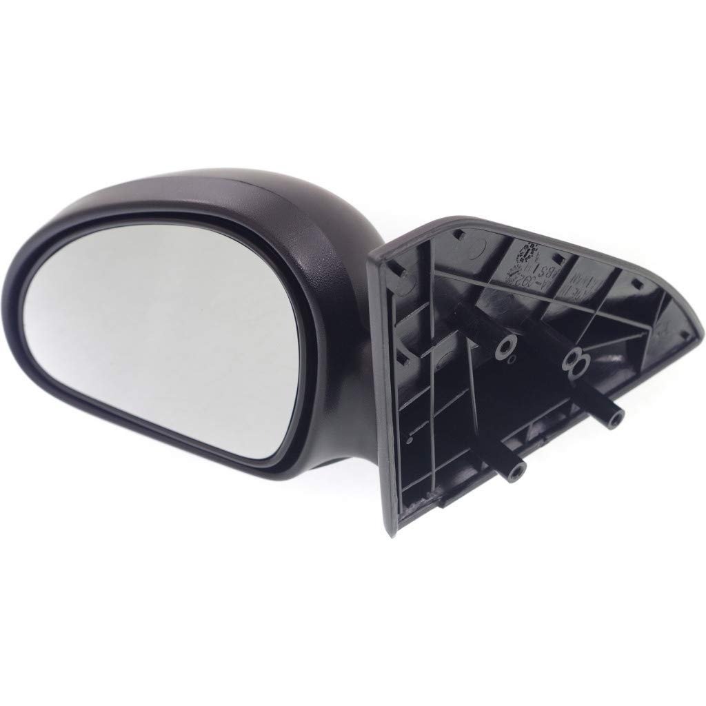 Outside Mirror For Ford Escort 1999 2000 2001 2002 Driver Side Manual Rear View F7cz17682ca Fo1320166 Black Standard Style