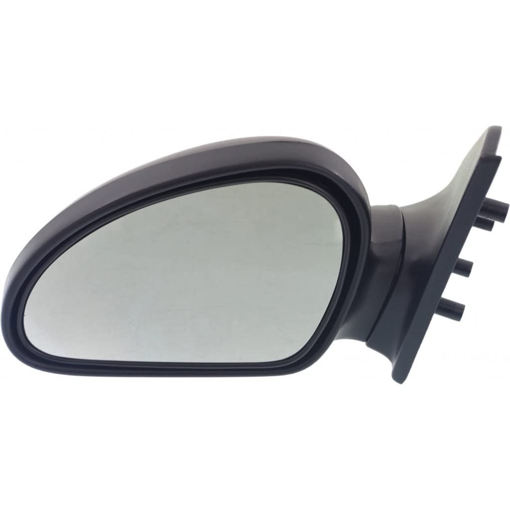 Outside Mirror For Ford Escort 1999 2000 2001 2002 Driver Side Manual Rear View F7cz17682ca Fo1320166 Black Standard Style