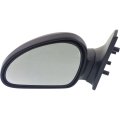 Outside Mirror For Ford Escort 1999 2000 2001 2002 Driver Side Manual Rear View F7cz17682ca Fo1320166 Black Standard Style 