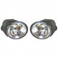2003 2004 Nissan Frontier Fog Light Assembly Pair Driver And Passenger Side W Bulbs For Ni2592115 Ni2593115 