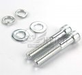 Httmt Hbs012-iii Chrome Straight 8 Rise 4 1 25 Mount Handlebar Risers Compatible With Motorcycle