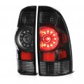 Black Housing Oe-style Led Tail Light Lamp Assembly For 2005-2015 Toyota Tacoma Pickup Truck Driver Passenger Side 