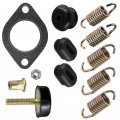 Caltric Exhaust Muffler Silencer Kit Compatible With Polaris Ranger 500 Efi 4x4 2009
