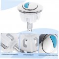 Osaladi 4pcs Toilet Remote Control Button Dual Flush Kit Plastic Push Part For Round Bathroom Accesories Abs