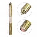 Uxcell M10x100mm Hanger Bolts 12pcs Double Head Thread Dowel Screws For Wood Furniture Connecting