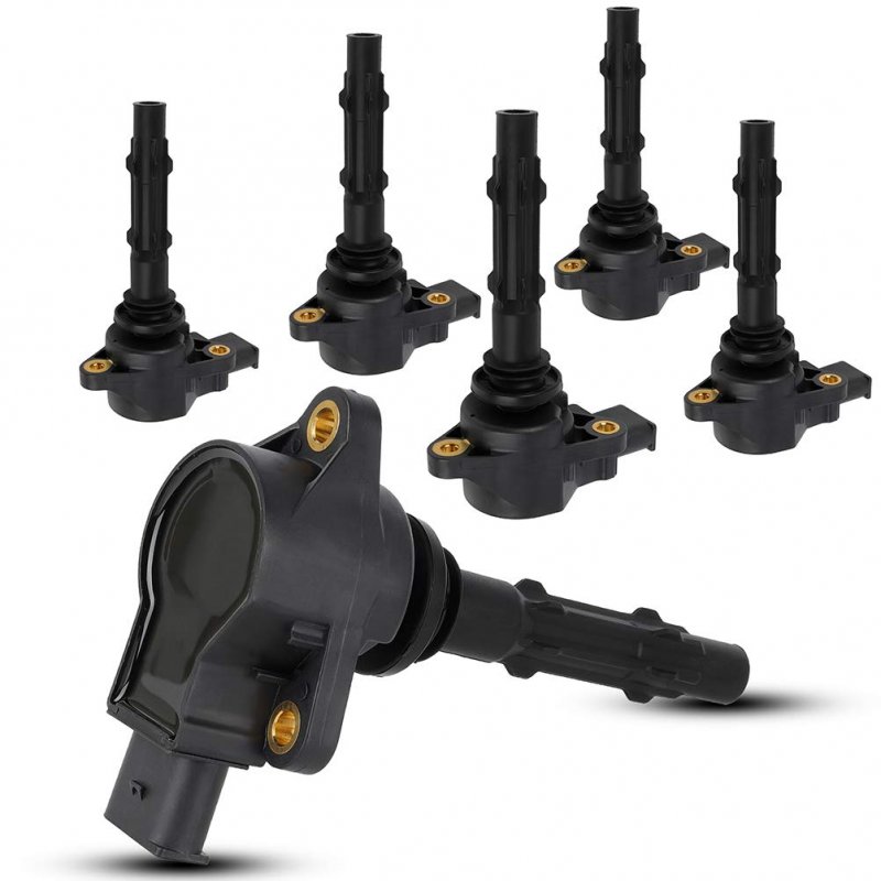 Ignition Coil Set For Mercedes Benz Slk55 Amg Slk350 Uf-535 6 Pieces Fits Slk300 Slk280 Sl550 S550 S450 S400 R350 Ml550 Ml450