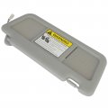 Ocpty Sun Visor Fit For 2004 2005 2006 2007 2008 2009 2010 2011 Mazda Rx-8 With Sunroof And Light Gray Left Driver Side