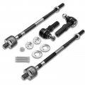 A-premium Set Of 4 Front Inner Outer Tie Rod End Kit Compatible With Nissan Altima 2002-2004 Maxima 2003-2008 Replace Es3438 