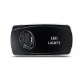 Ch4x4 Rocker Switch Led Lights Symbol Horizontal Red