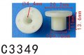 Autobahn88 Rear Bumper-center Bracket Nut Compatible With Gm Oem 11547637 Pack Of 20