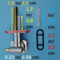 Tuzliufi Fuel Cock Petcock Valve Tank Switch For Suzuki Dr200se Dr250se Dr350se Dr650s Dr650se Drz125 Drz350se Drz400 Drz400e