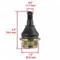 Caltric 2 Lower Ball Joints Compatible With Kawasaki Mule 2510 Kaf950-a Diesel Kaf950a 2000-2002