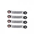 Dream Apparel Dealer Leather U S A Flag Vest Extender Black Pack Of 4 