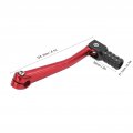 Qiilu Kick Starter Motorcycle Lever Pedal Dirt Bike Sensitive Cnc Aluminium Universal Motorbike Accessory Red
