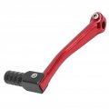 Qiilu Kick Starter Motorcycle Lever Pedal Dirt Bike Sensitive Cnc Aluminium Universal Motorbike Accessory Red