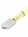 Uxcell Glass Cutter 10mm-20mm Pencil Style Oil Feed Carbide Tip Golden Metal Handle For Tiles Mirror Cutting 3 Pcs