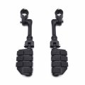 Xkh Group Motorcycle Black Long Angled Large Footpegs Mounting Kit For Honda Goldwing Vtx1300 Shadow Valkyrie Triumph Road