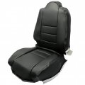 Kuafu Synthetic Leather Seat Covers Compatible With 1993-1996 Toyota Supra Mk4 Mkiv Black Replacement