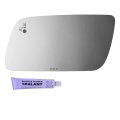 Left Driver Side Mirror Glass Lens For 13-19 Flex W Blind Spot Detect Icon 