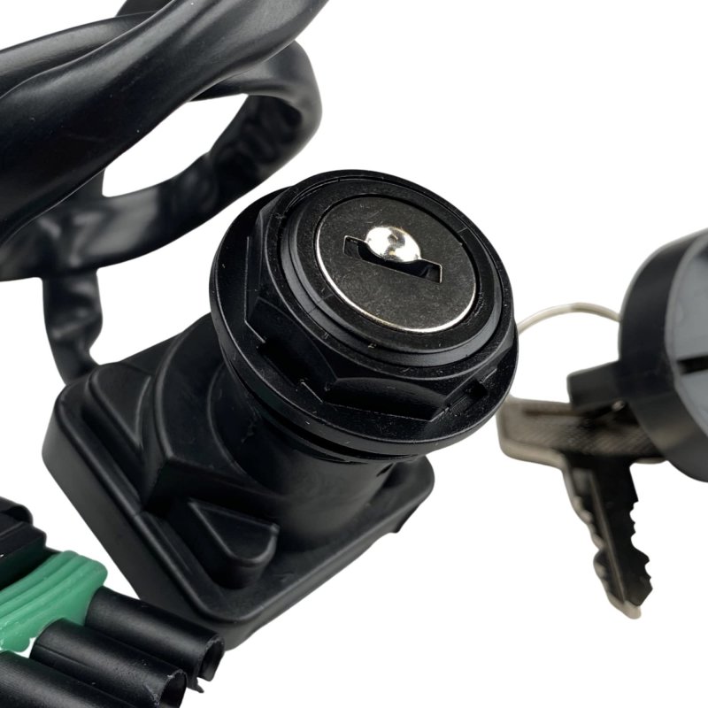 Can Am Traxter 1999 To 2004 Replacement Ignition Switch 710000042 Three Position With Two Keys Fits Factory Wire Harness