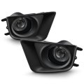 Acanii For 2012-2015 Toyota Tacoma Pickup Smoked Lens Led Halo Projector Fog Lights Lamps Assembly Driver Passenger 