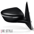 Auto Dynasty Ni1321274 Factory Style Passenger Right Side Mirror Manual Folding Power Adjust Heated Glass Turn Signal