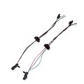 2024 New 2pcs 68193062ab 68193062aa Headlight Lamp Wiring Harness For Quad Halogen Only 2009-2017 Dodge Ram 1500 2010-2017 2500