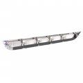 Kuafu Lower Grille Molding Compatible With 2010-2012 Ford Fusion Ae5z8200b Front Bumper Grill Trim Chrome Silvery