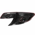 Ocpty Tail Light Assembly Pair Replacement For Toyota Camry 2012-2014 Black Housing Red Lens Driver Passenger Side