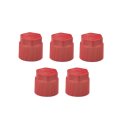 Service Port Cap 5 Pieces 10mm X 1 25 Hs Red Replacement For Fjc2612 