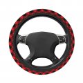 Foruidea Buffalo Plaid Seamless Car Steering Wheel Cover Neoprene Automotive Anti Slip And Sweat Absorption Auto Wrap Fit Most