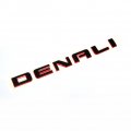 3x Oem Denali Red Line Emblem Badge Nameplate For Yukon Sierra Terrain Redline