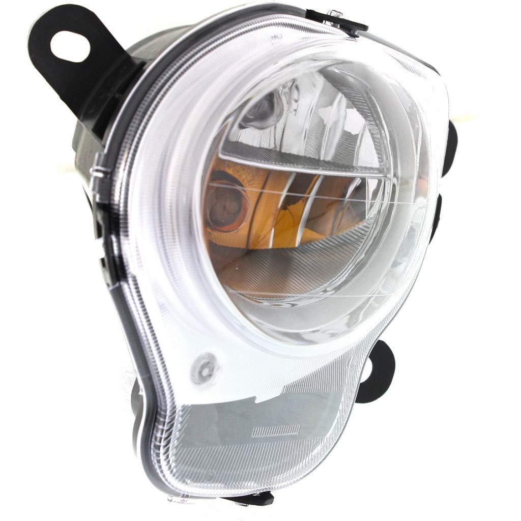 Turn Signal Light For Fiat 500 2012 2013 2014 2015 2016 2017 2018 2019 Driver Side Clear Lens Capa Certified Chrome Trim