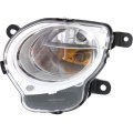 Turn Signal Light For Fiat 500 2012 2013 2014 2015 2016 2017 2018 2019 Driver Side Clear Lens Capa Certified Chrome Trim