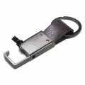 Ipick Image Made For Ford Focus St Brown Leather Strap Gunmetal Pull-out Metal Premium Key Chain
