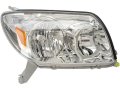 Right Passenger Side Headlight Assembly With Bright Bezel For 2003-2005 Toyota 4runner 